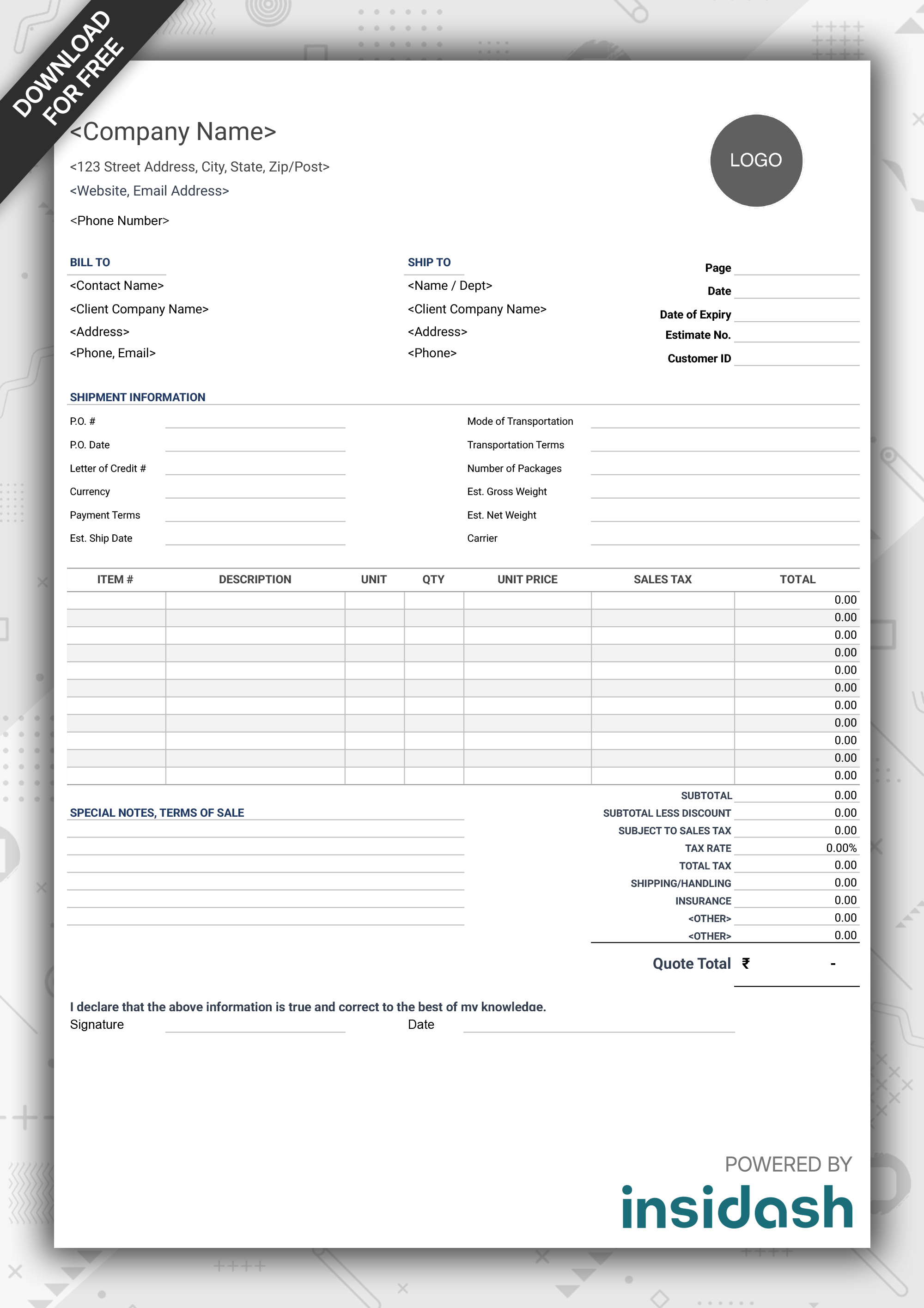 GST Format 02